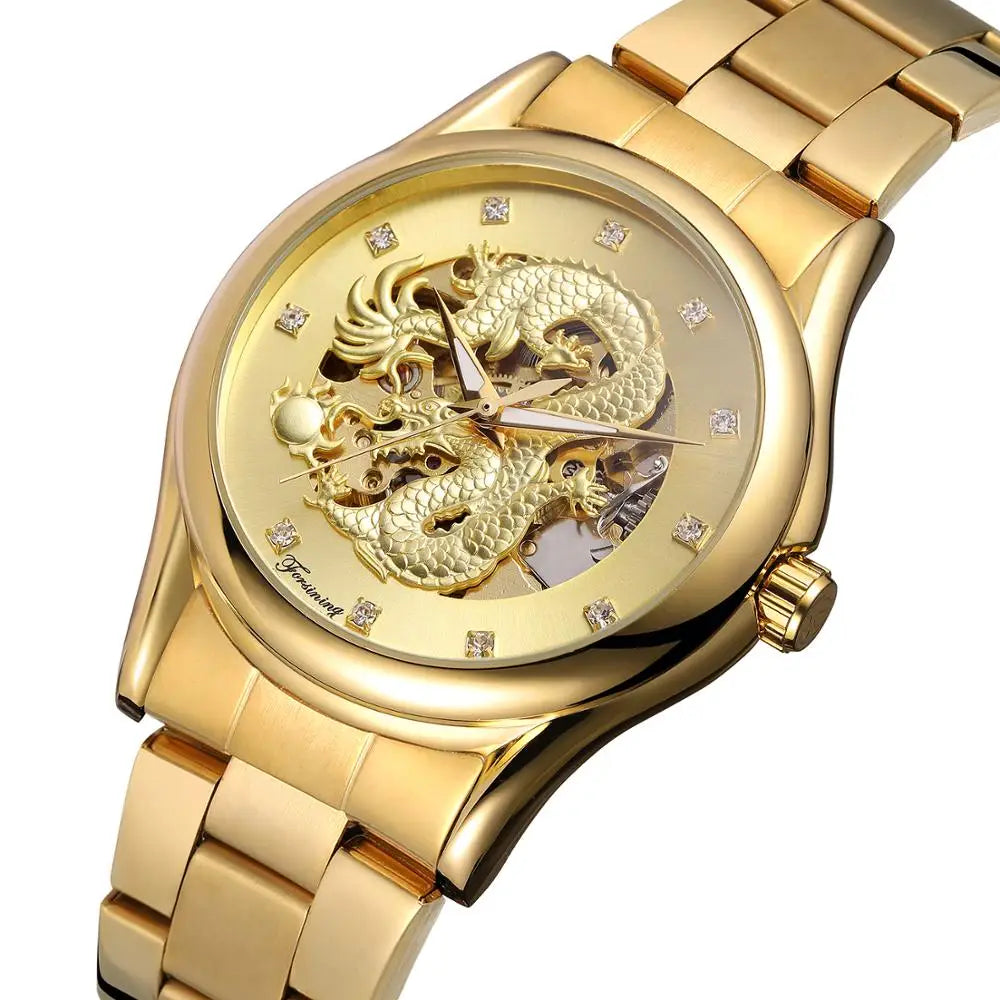 Luxury Gold Automatic Men's Watch