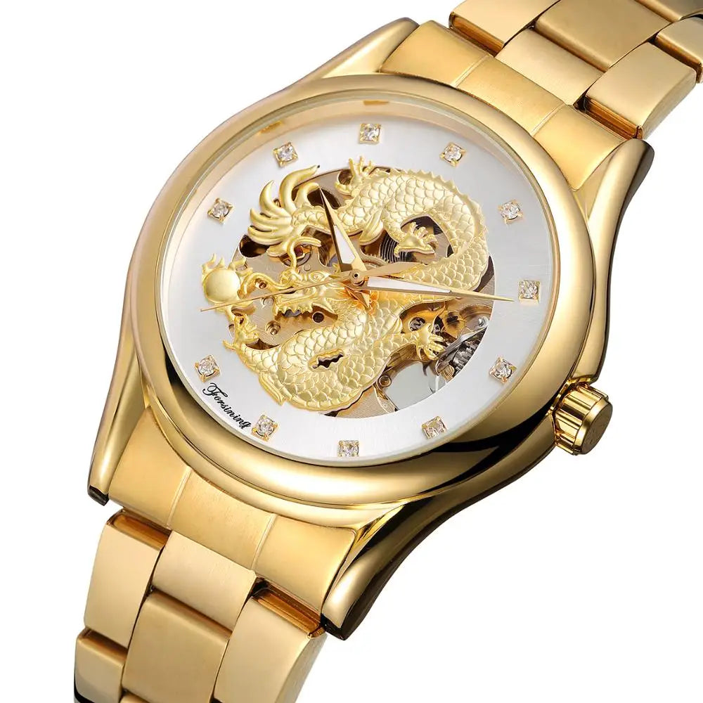 Luxury Gold Automatic Men's Watch