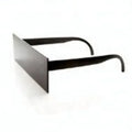 One-Piece Alien Sunglasses with Black Bar Design