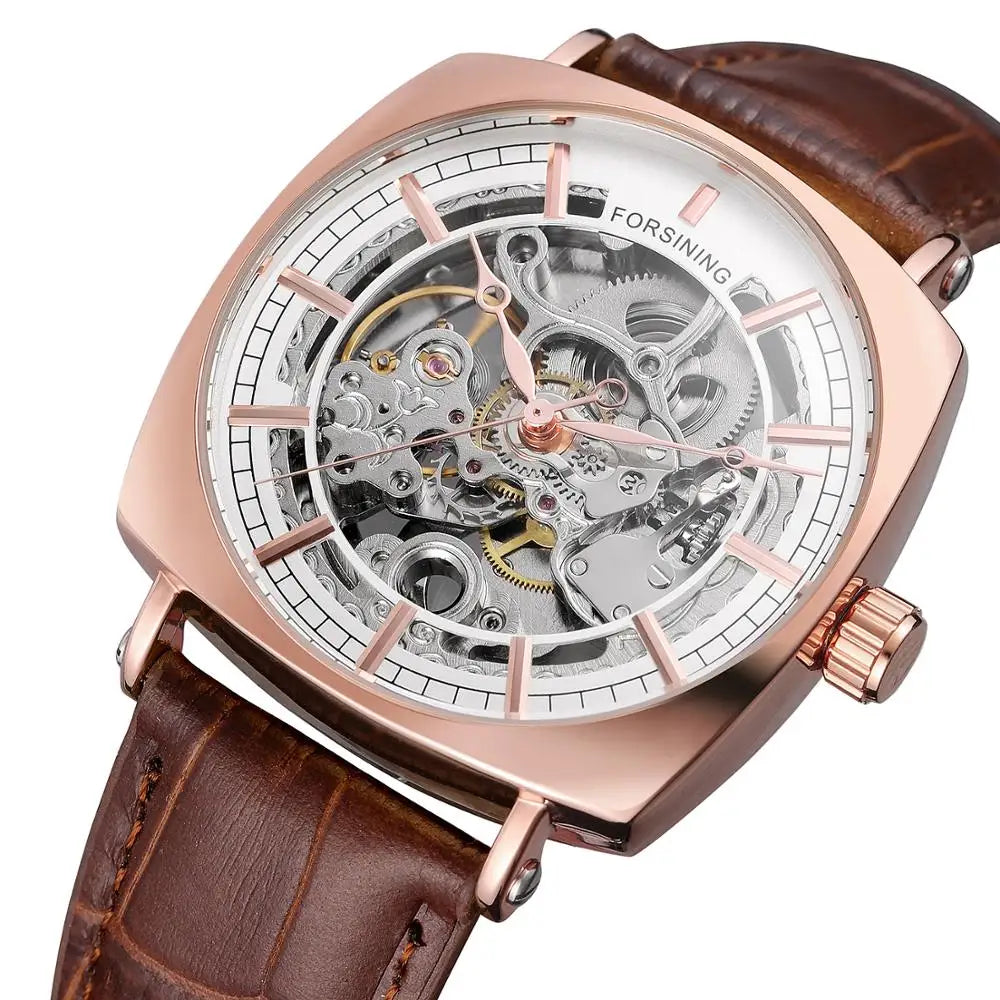 Forsining Skeleton Watch - Water Resistant & Fashionable