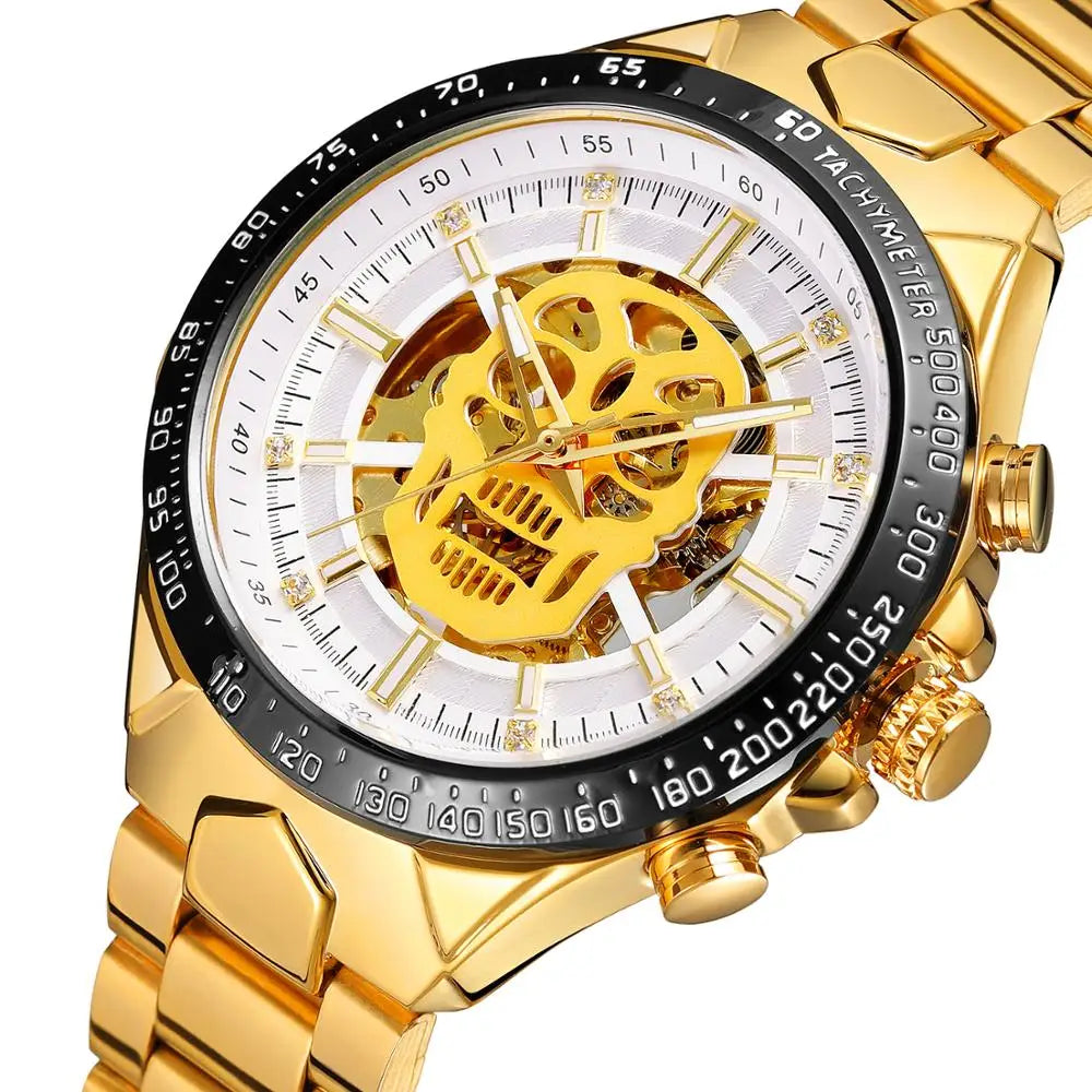 Forsining Luxury Skull Skeleton Automatic Men's Watch