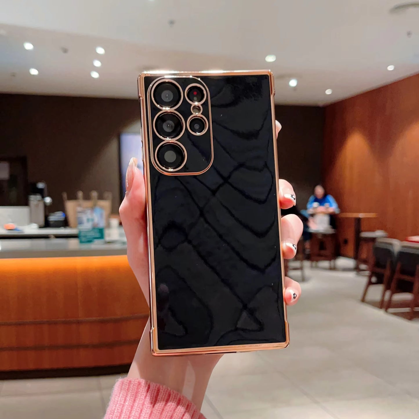 Luxury Plating Shockproof Soft TPU Phone Case for Samsung