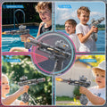 Automatic LED Water Blaster Gun for Kids with Muzzle Flash