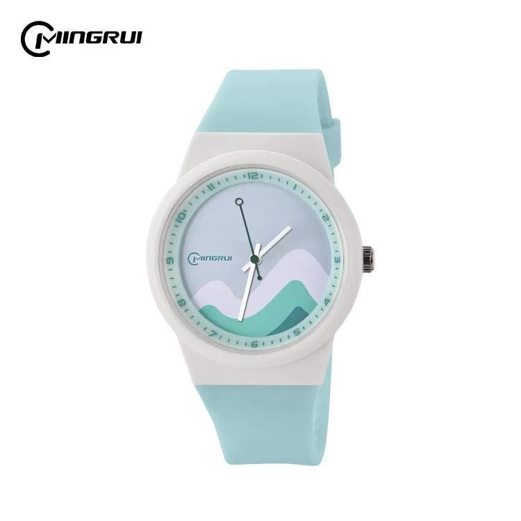 MINGRUI Kids Blue Dial Sports Watch
