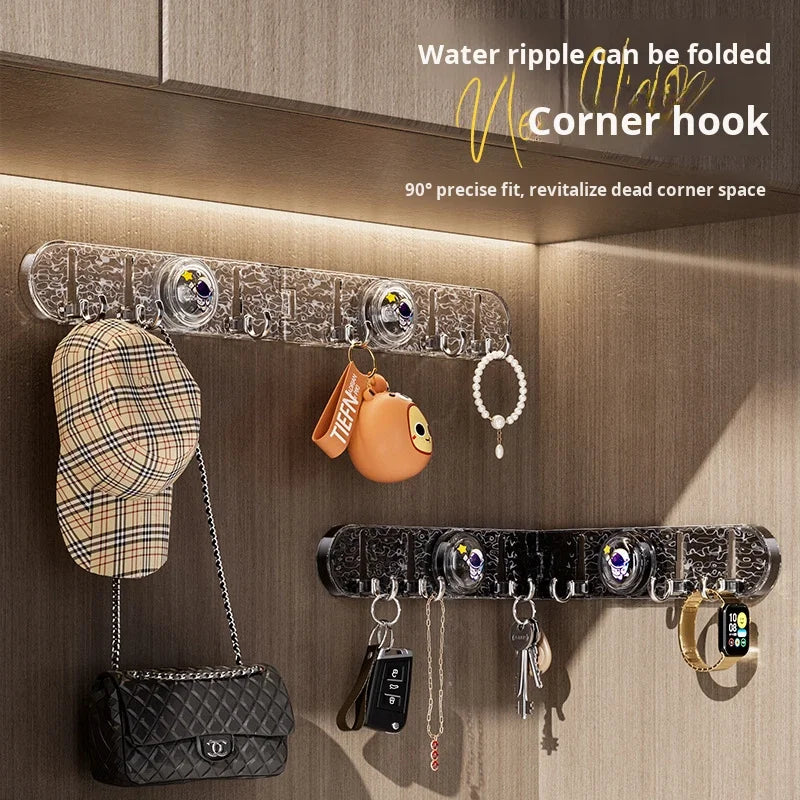 Foldable Astronaut Suction Towel Hook Rack