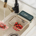Plastic Kitchen Sink Corner Waste Holder Mesh Bag Leftover Food
