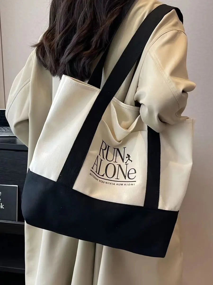 Versatile Canvas Tote Bag - Large Capacity