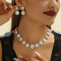 Elegant Water Drop Crystal Jewelry Set
