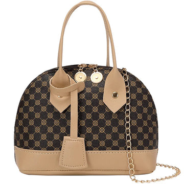 Contrast Color Shell Shape Shoulder Bag Ladies Messenger Crossbody Bags