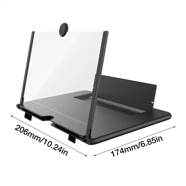 Portable 8–12 Inch Folding Phone Screen Magnifier HD Amplifier for Movies and Videos