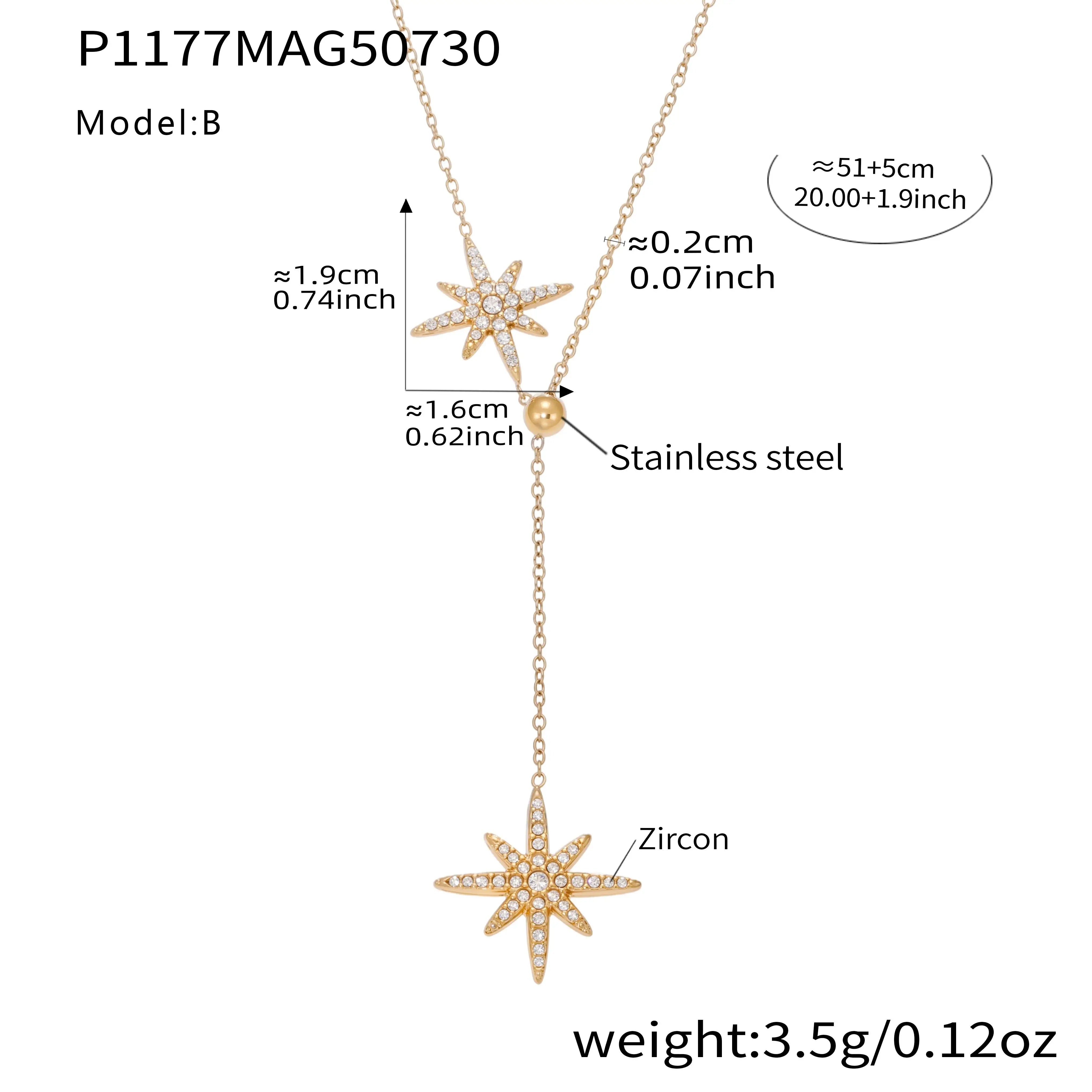 Gold Plated Zircon Y Lariat Necklace - Sunflower Design