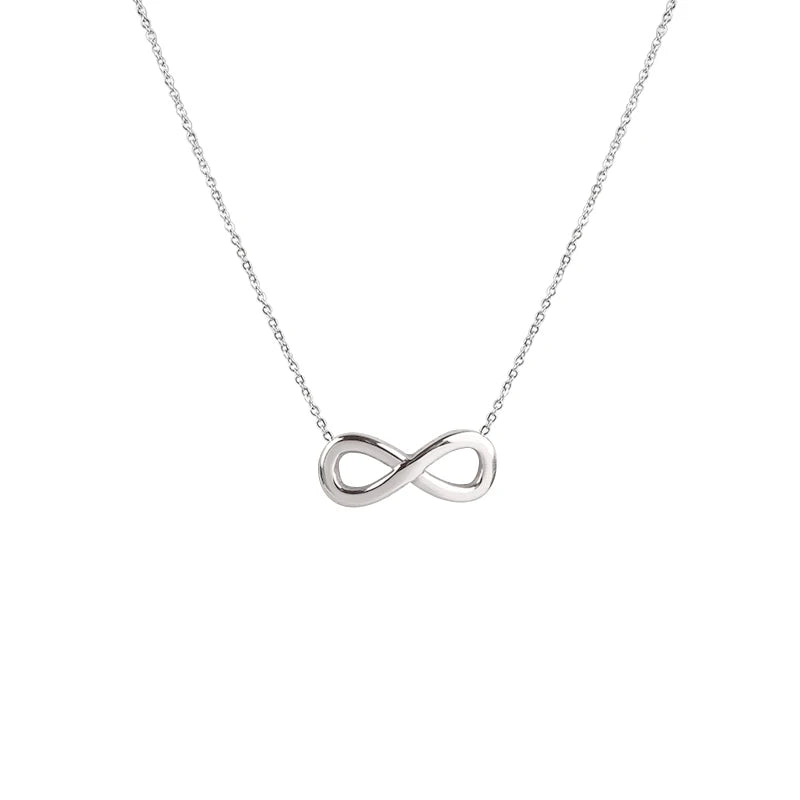 Elegant Stainless Steel Infinity Necklace for All