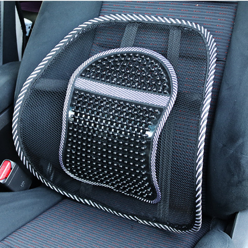 Durable Mesh Lumbar Support Cushion for Car & Office