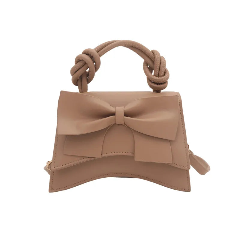 Autumn New Simple Solid Color Portable Shoulder Small Square Bag