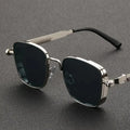 Steampunk Metal Frame Square Sunglasses Unisex