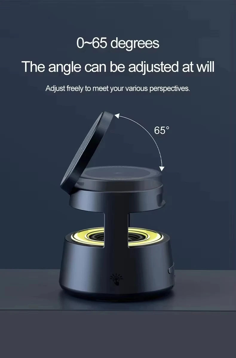 Newest 5 in 1 Wireless Fast Charger Stand with Speaker 3 in 1 Smart