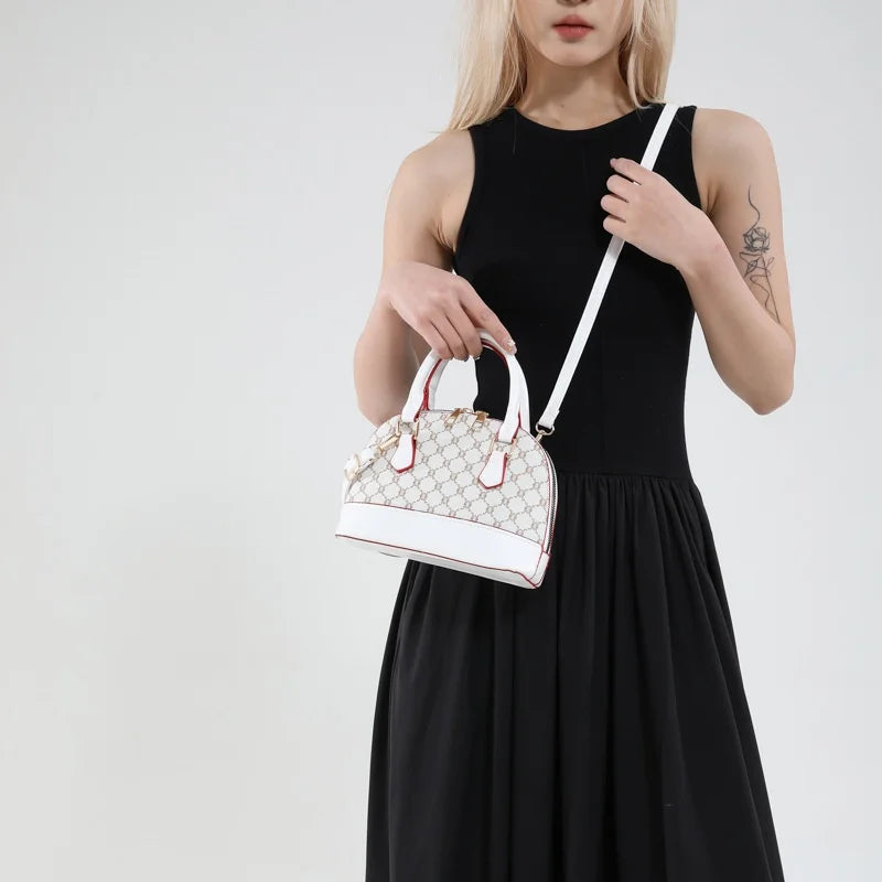 Korean Style Retro PU Leather Handbag