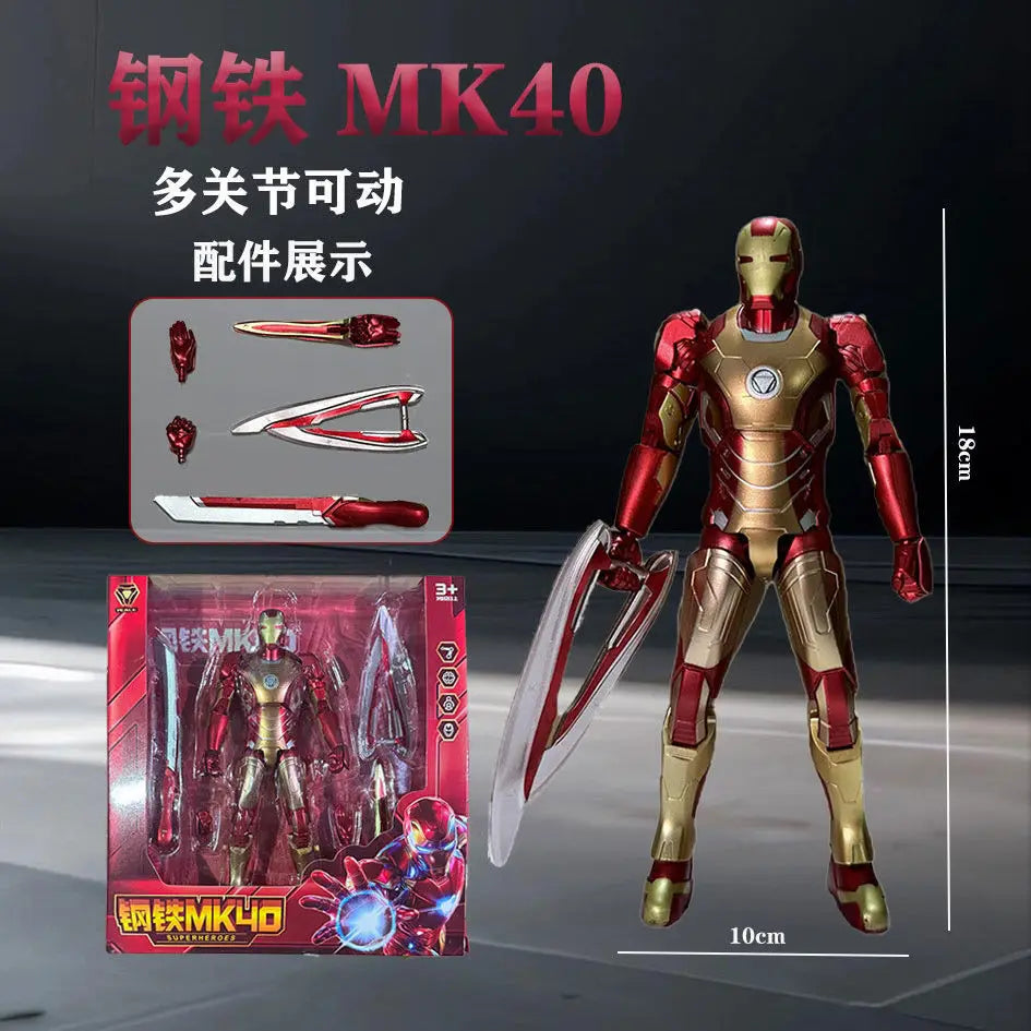 Iron Man Articulated PVC Model for Office & Gifts