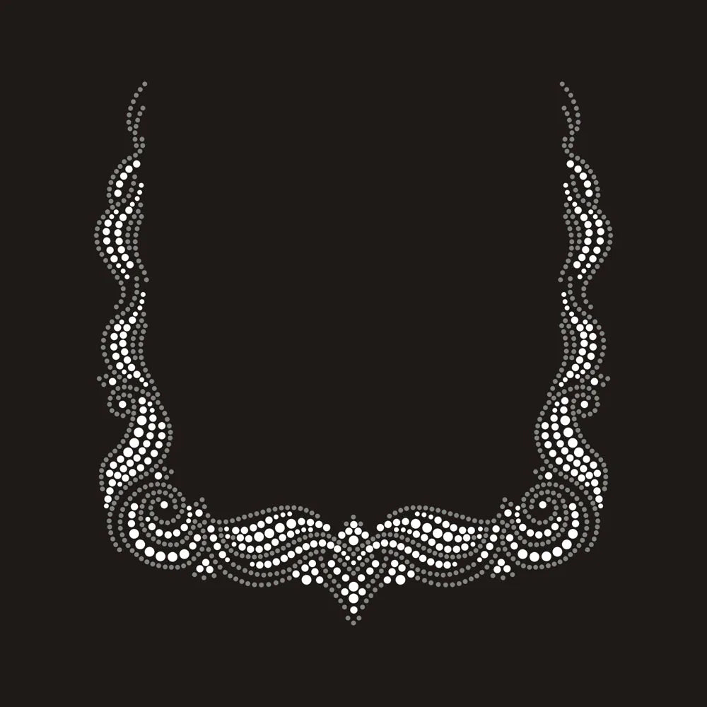 Customizable Bling Necklace with Rhinestone Motif