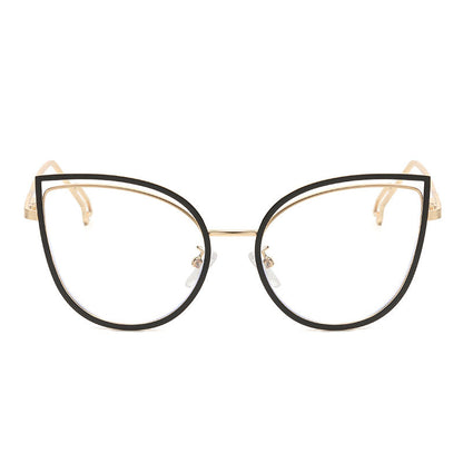 Trendy Metal Cat Eye Sunglasses – Women’s Photochromic Computer Eyewear