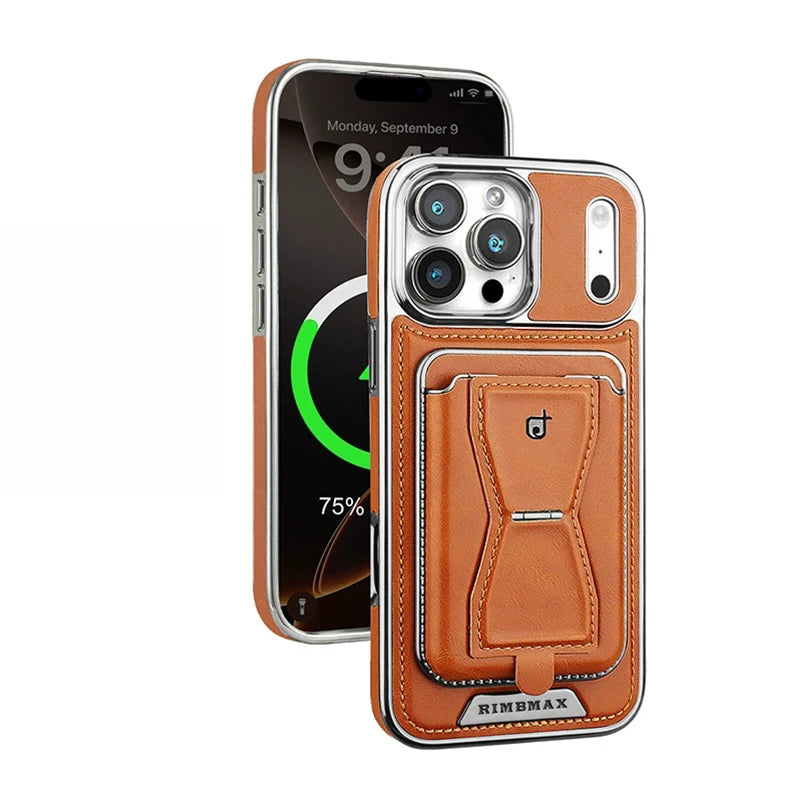2 in 1 Detachable Wallet Phone Case With Magnetic Card Holder
