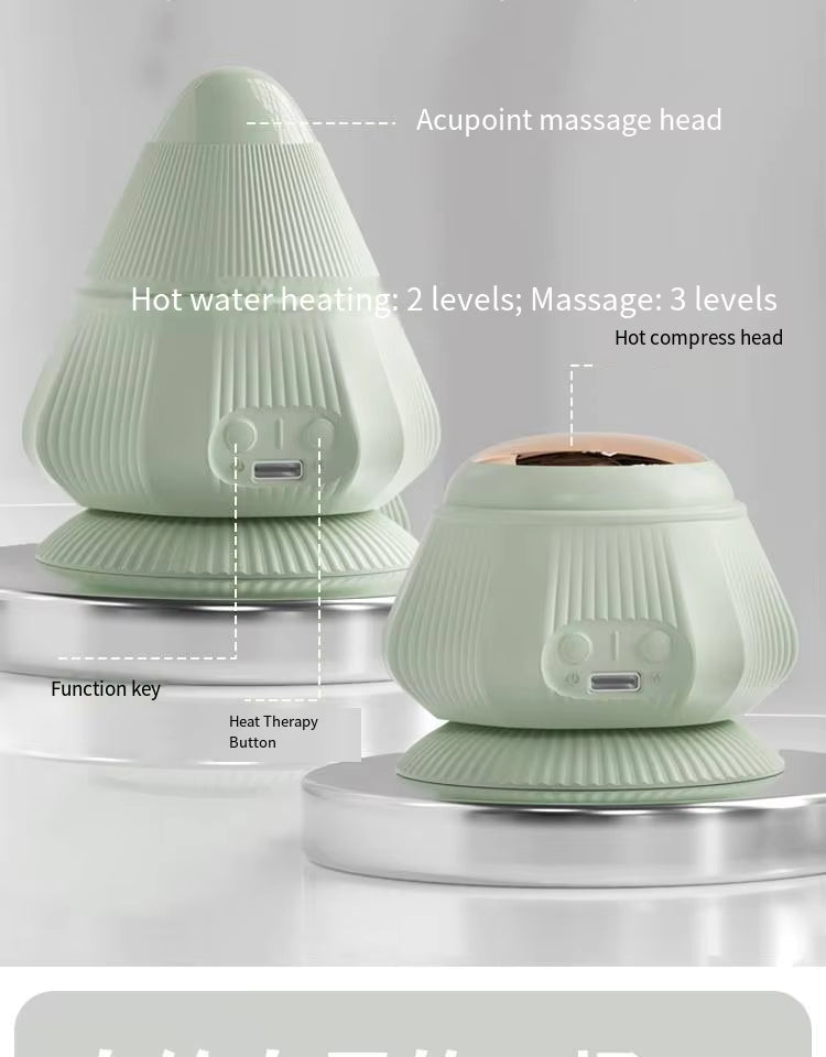 MuscleRelief Pro Electric Fascia Ball – Multi-Head Silicone Body Massager