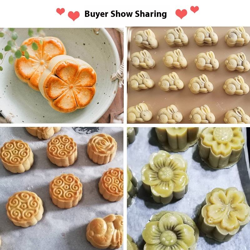 Plastic Manual Mooncake Press Tool