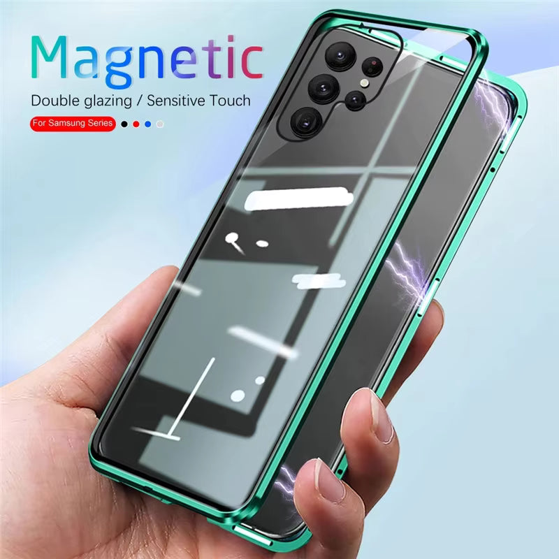 Samsung Anti-Peeping Magnetic Metal Case