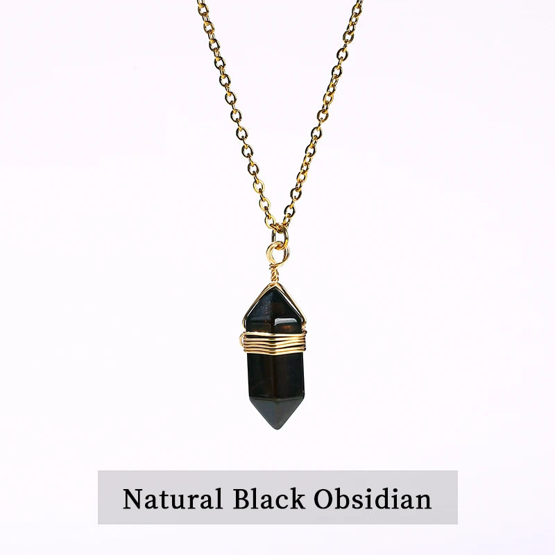 JD GEMS Hexagonal Crystal Necklace