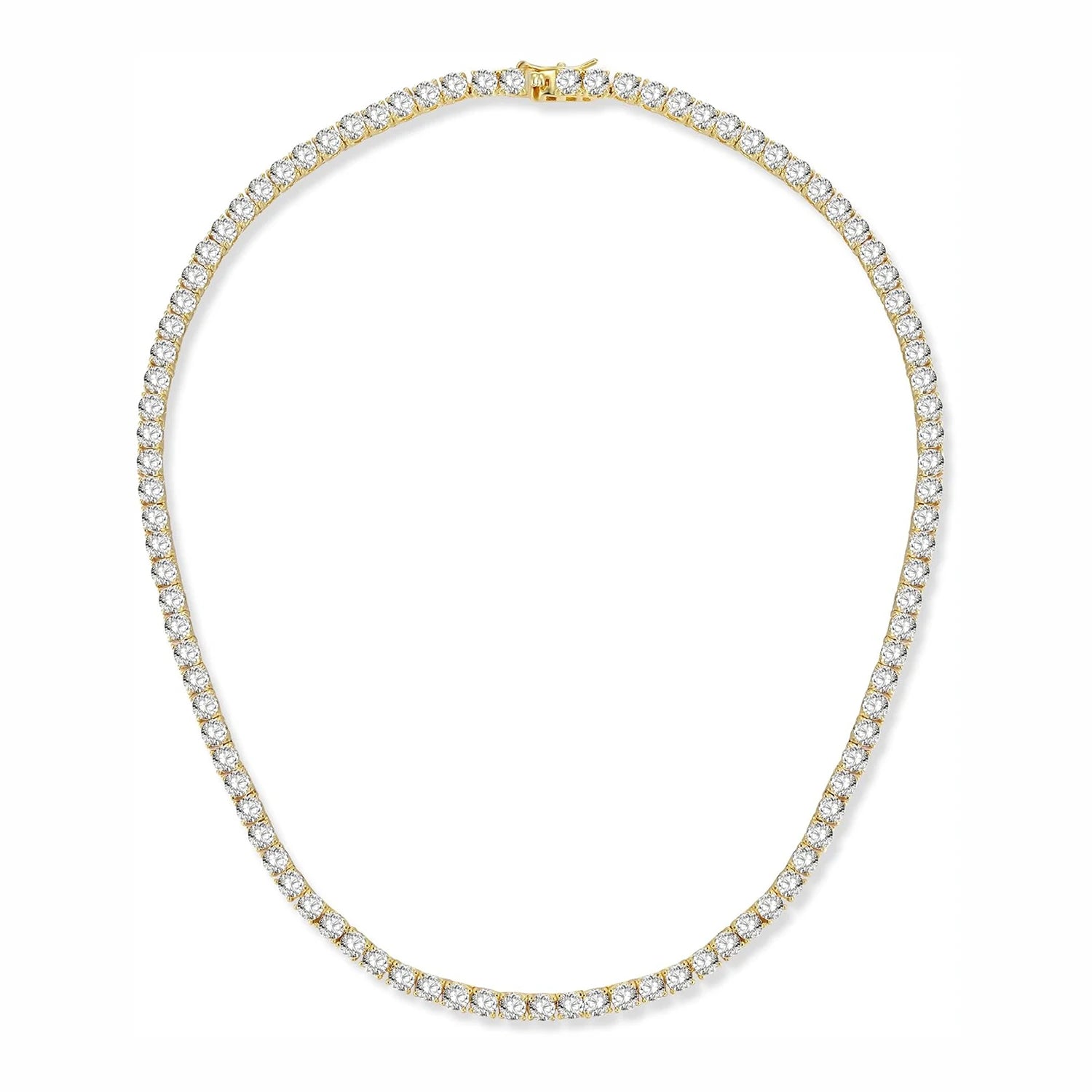 Tennis Link Cubic Zirconia Necklace Set