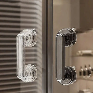 Premium Glass Suction Cup Door Handle