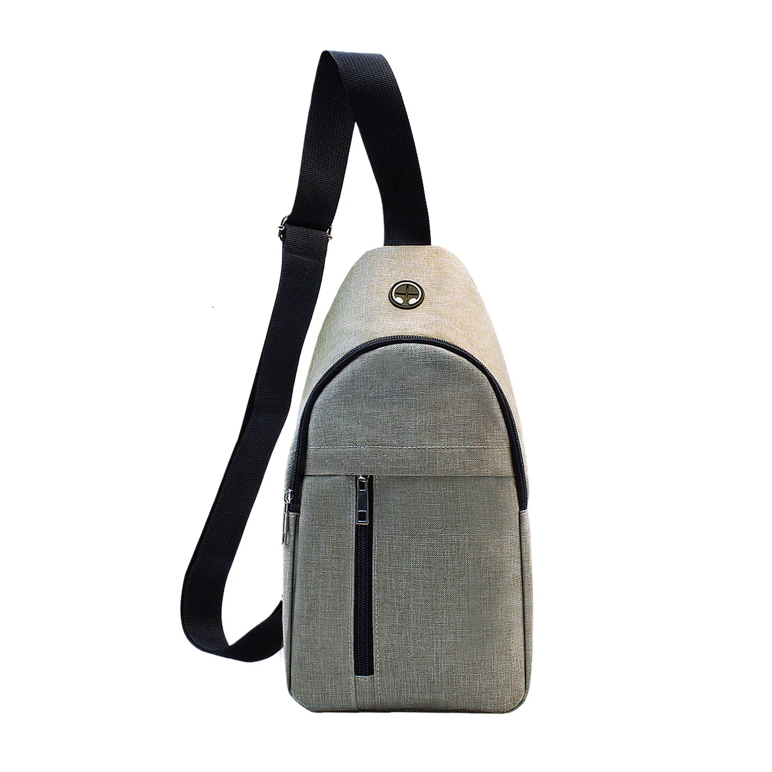 New Men's Oxford Cloth Breathable Zipper Chest Shoulder Bag
