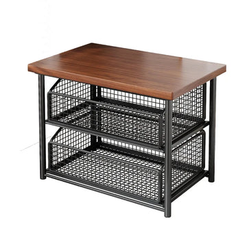 Storage Rack Desktop with Drawers Kitchen Storage Rack
