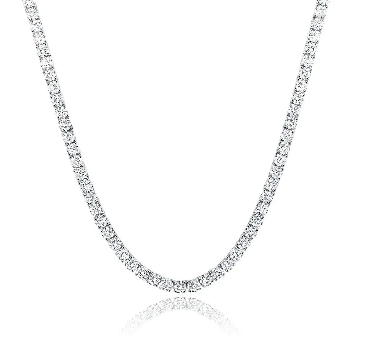 Tennis Link Cubic Zirconia Necklace Set