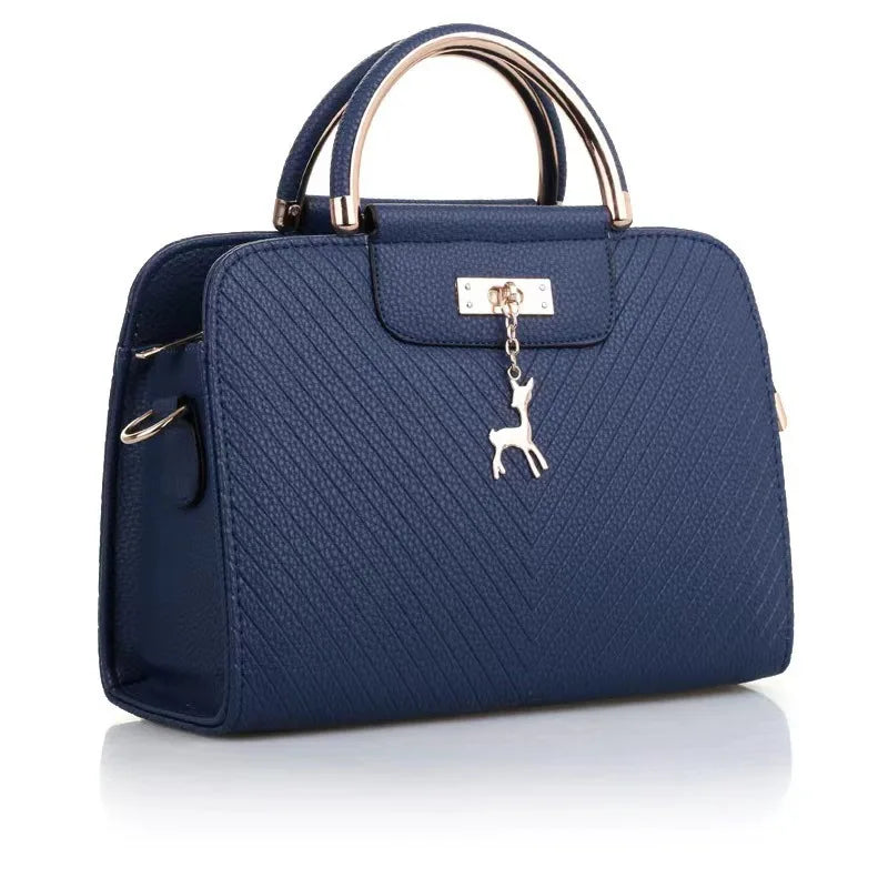 Women's Pure Color PU Small Square Crossbody Bag Luxury Snake Pattern