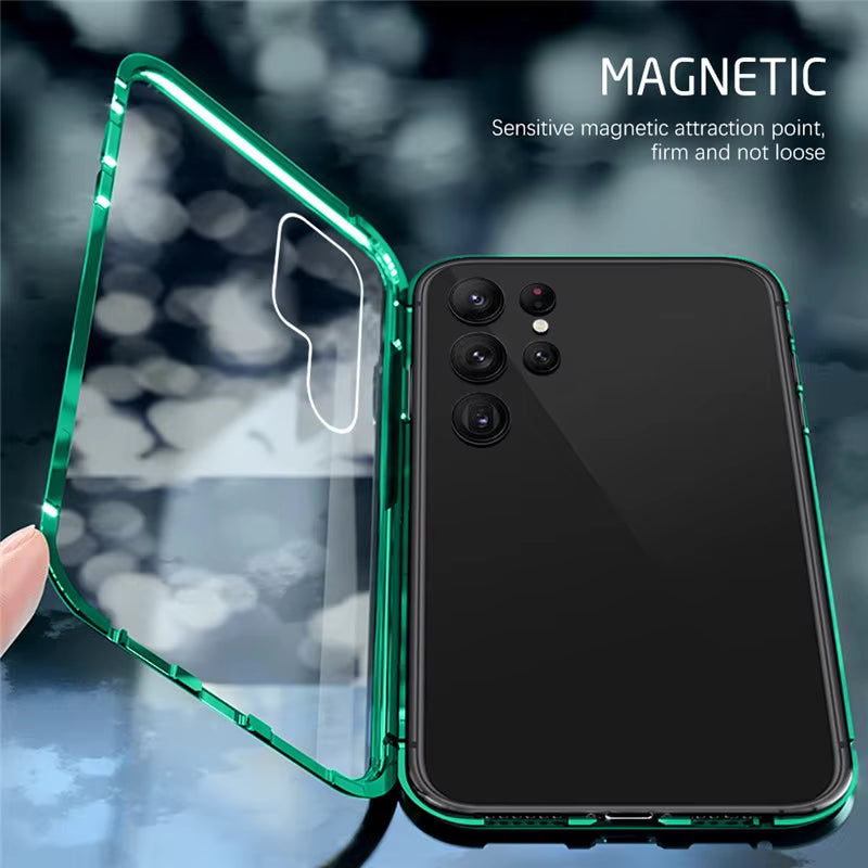 Samsung Anti-Peeping Magnetic Metal Case