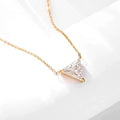 18K Gold Plated Teardrop Cubic Zircon Necklace