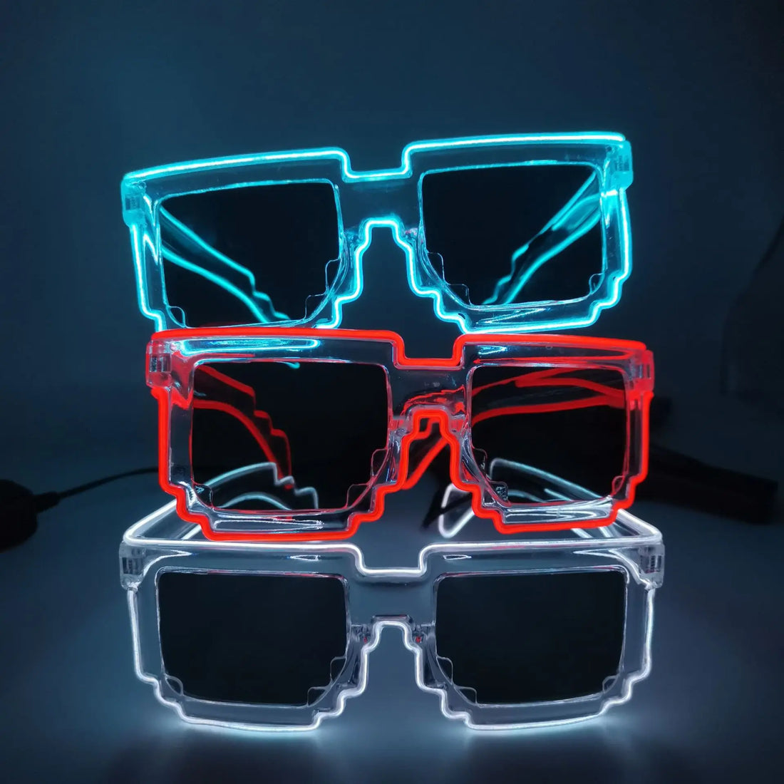 Richshining LED Glowing Sunglasses for Parties