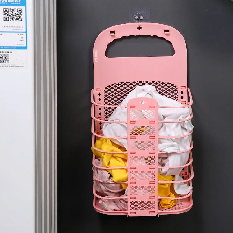 Wall-Mounted Collapsible Laundry Hamper