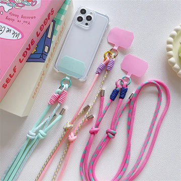Colorful Crossbody Phone Lanyard & Anti-Lost Strap