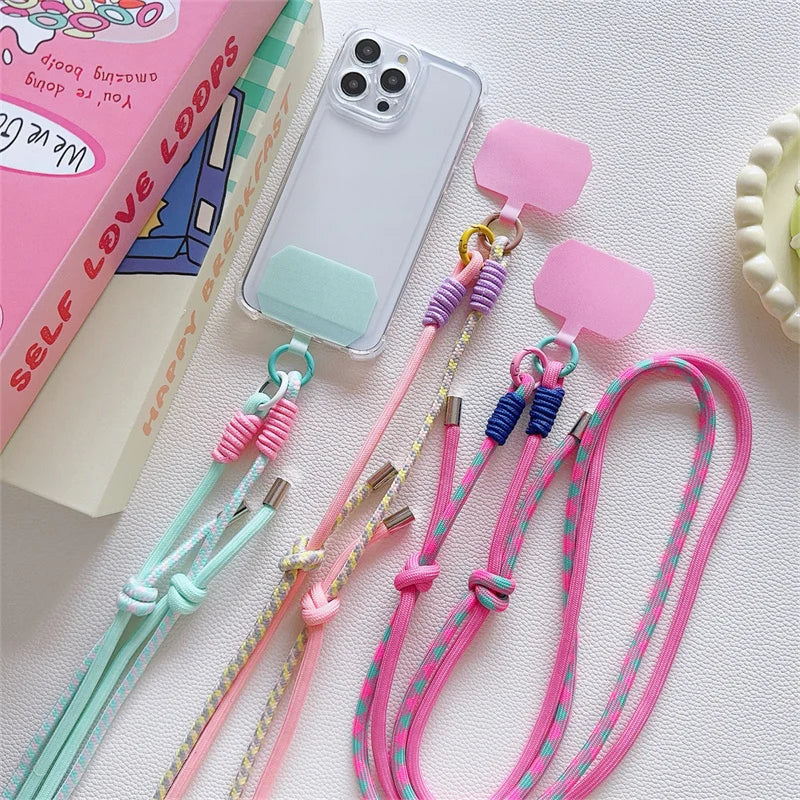Colorful Crossbody Phone Lanyard & Anti-Lost Strap