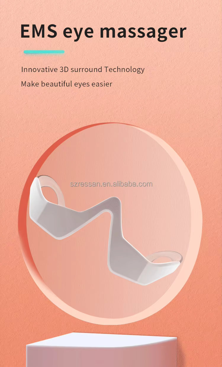 EyeRevive 3D EMS Eye Massager – LED Red Light Anti-Aging Therapy Device