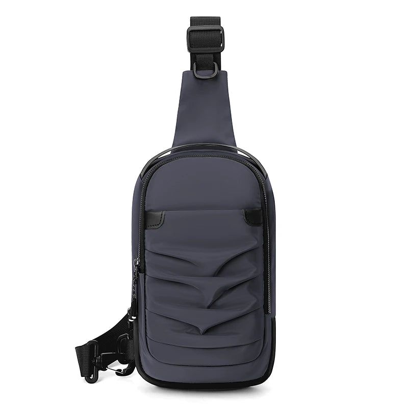 Small Batch  Men's Chest Bag Waterproof Nylon Cloth Shoulder Bag