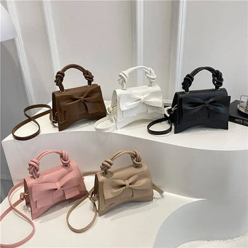 Autumn New Simple Solid Color Portable Shoulder Small Square Bag