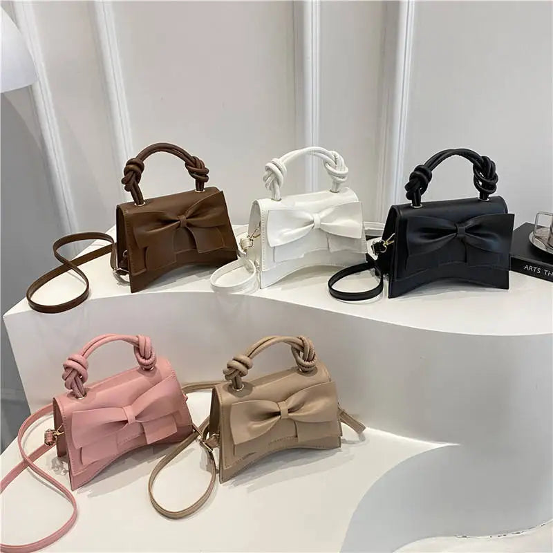 Autumn New Simple Solid Color Portable Shoulder Small Square Bag