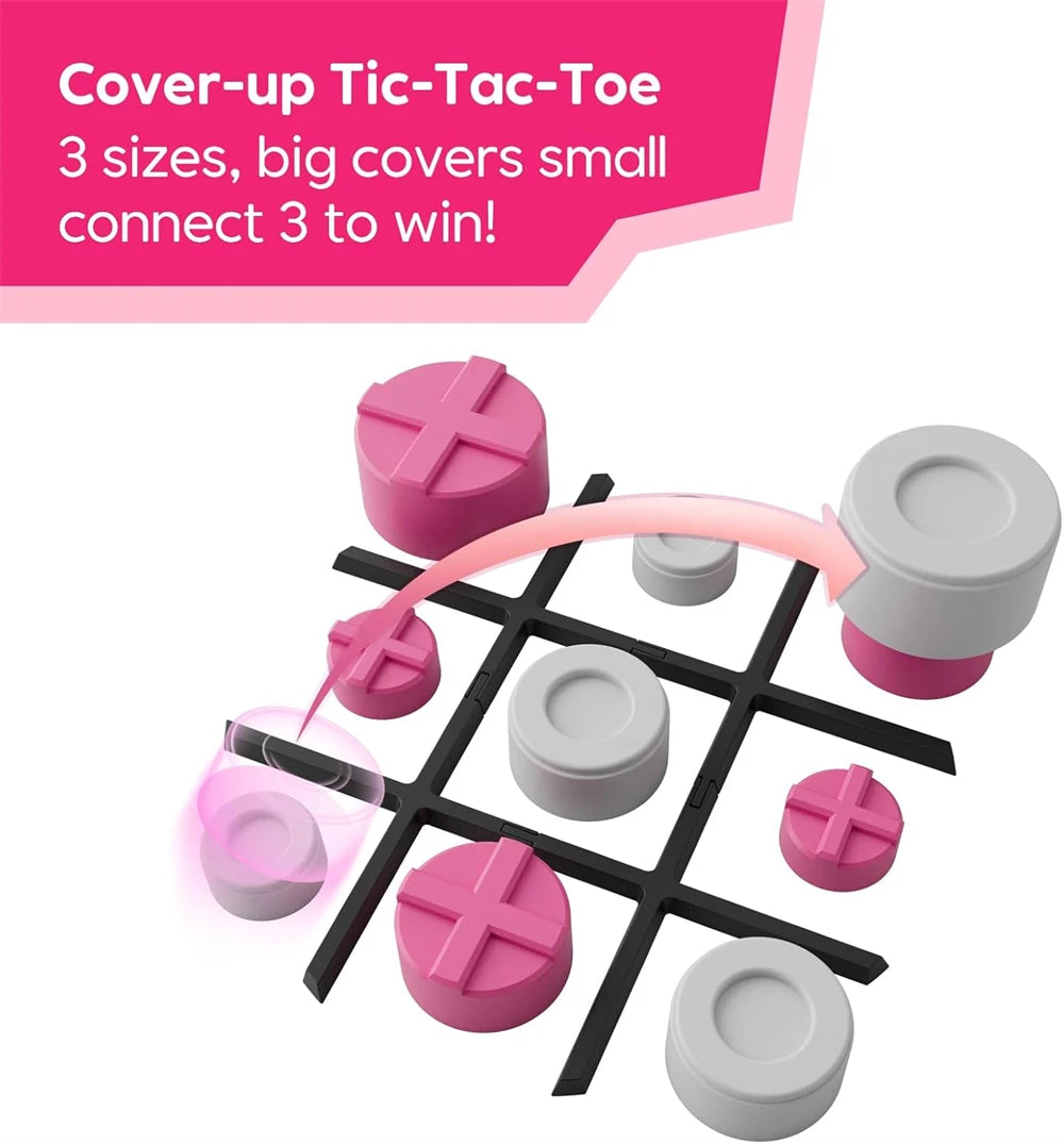 GiiKER Tic Tac Toe Bolt Game 3 in 1 Handheld Puzzle Game Travel Games