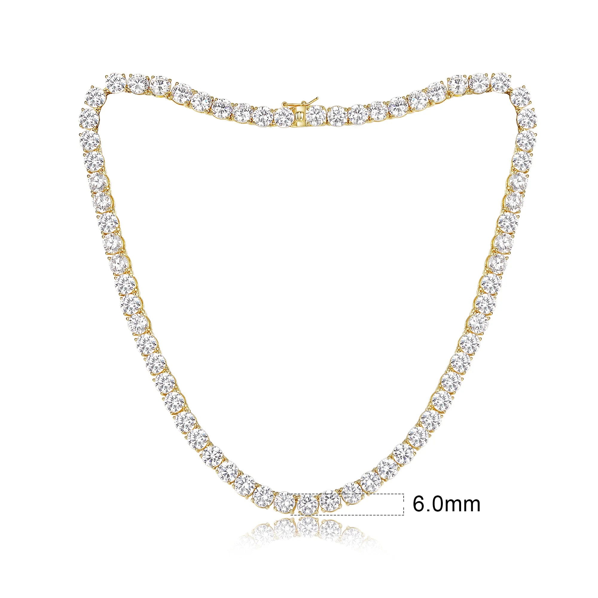 Tennis Link Cubic Zirconia Necklace Set