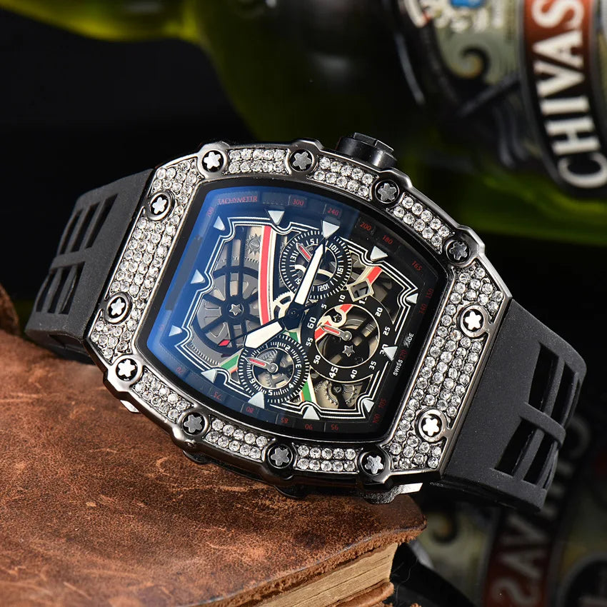 Luxury Diamond Quartz Watch