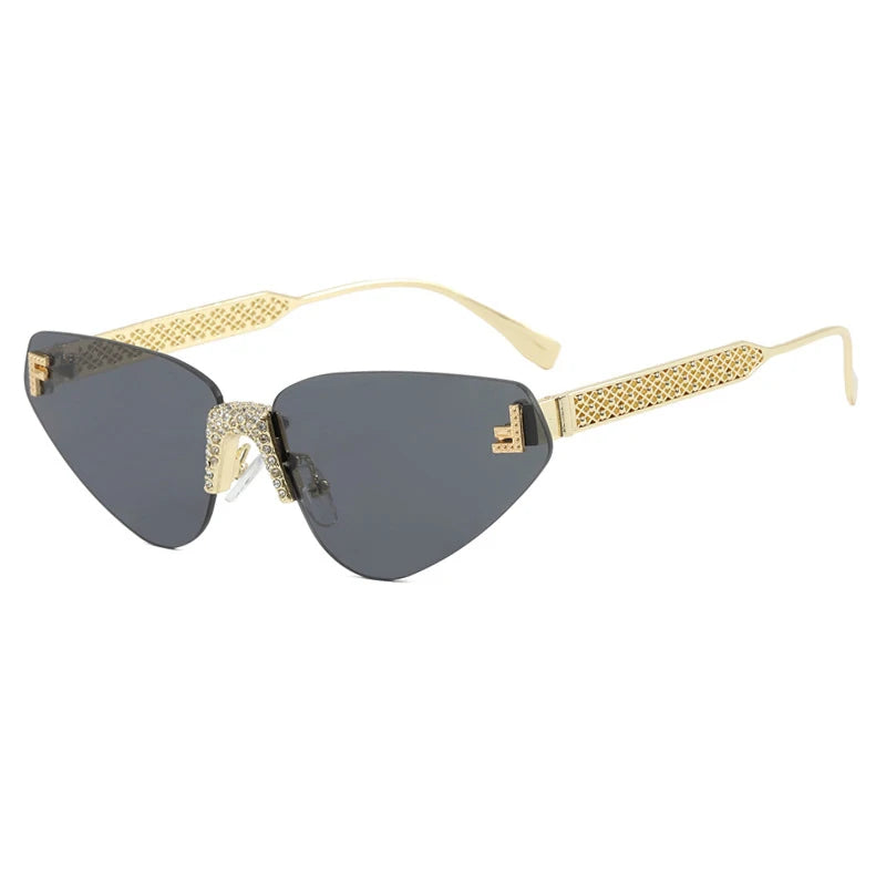 Luxury Cat Eye Sunglasses for Women - UV400 Protection