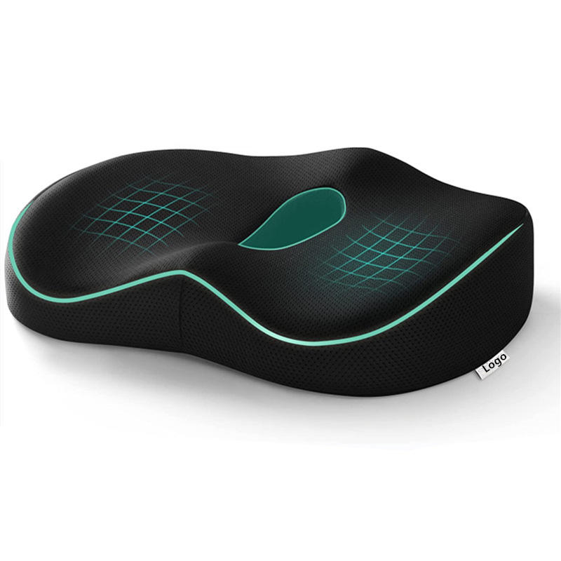 Ergonomic Orthopedic Butt Cushion – Memory Foam Support for Office Chair, Car Seat & Stress Relief